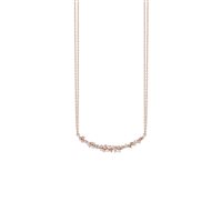 Necklace Damiani Woman Mimosa in Rose Gold Diamante Brown 0.77 Ct 20087875 - 20087875